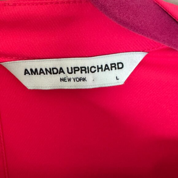 Amanda Uprichard Lela Romper, Hot Pink, Size L, Like New - Picture 8 of 15